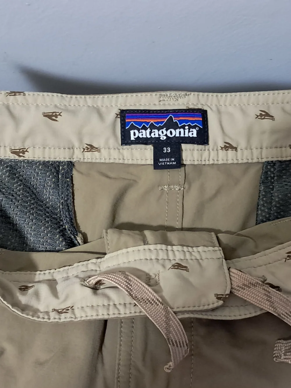 Patagonia Men’s Flat Front Chino Shorts — Khaki/Tan